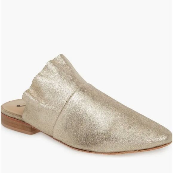 Free People Sienna Ruffle Mules Sz 7.5 - Picture 3 of 15